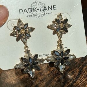 Park Lane Gold and Silver Crystal Earrings